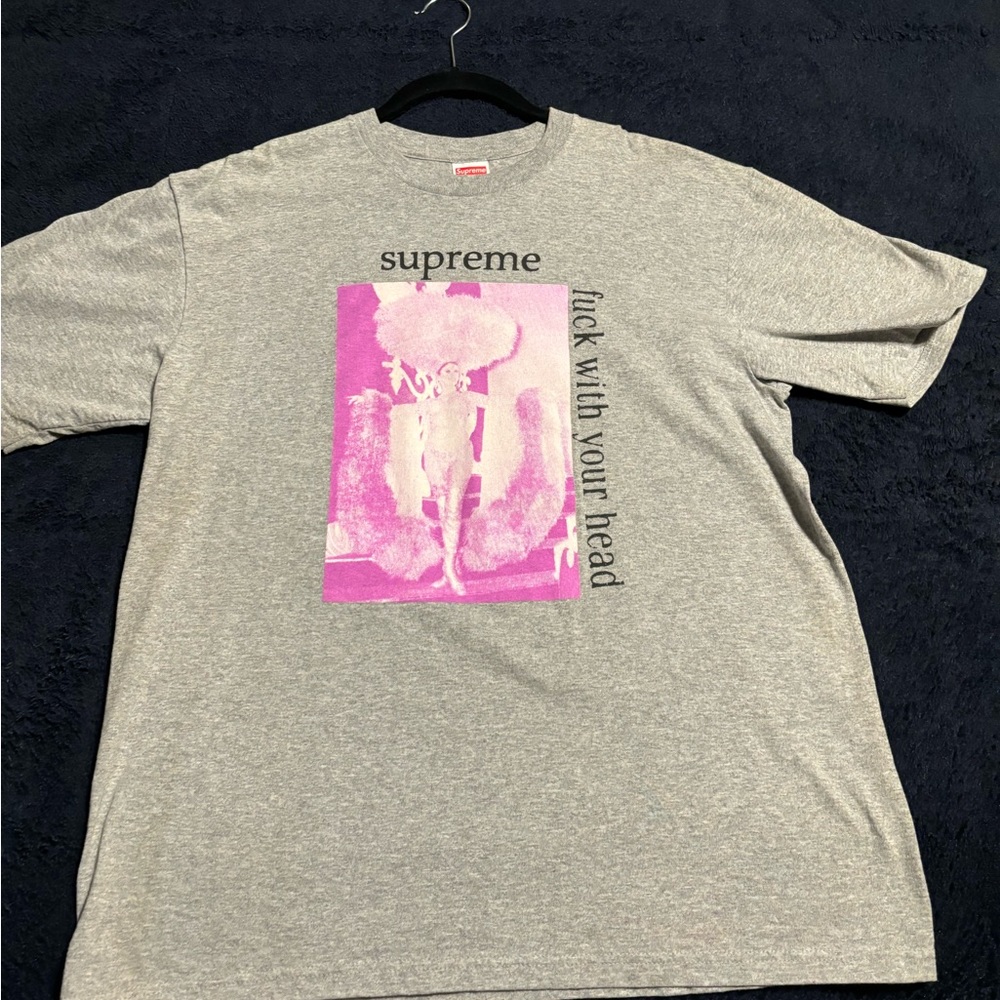 Supreme graphic t-shirt f*ck with your head